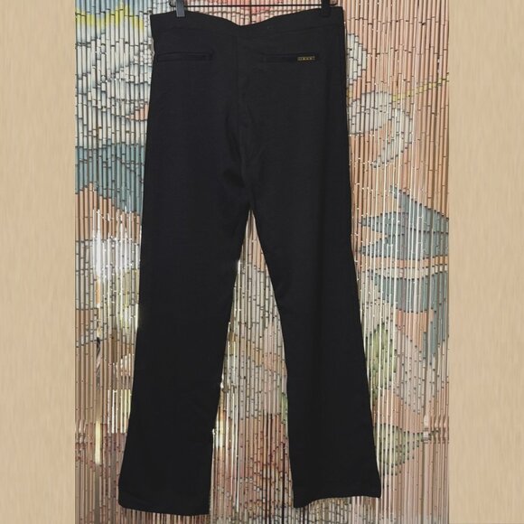 Iman Global Chic Slip into Slim Perfect Ponte Boot-Cut Pant, Black, Large - Picture 4 of 13